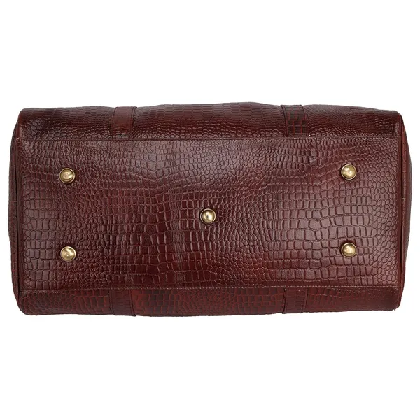Leather_Duffle_Bags_For_Travel_Bag_Cabin_Size_Leather_Duffel_26_Liters_Capacity_Dimensions_L_20_X_H_14_5_X_W_10_Inches_Duffel_Bag_Croco_Brown