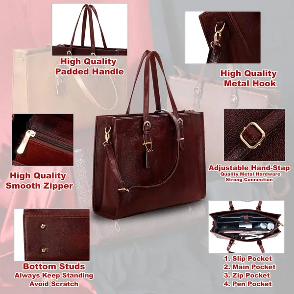 SHEEPTOP_LEATHER_Women_S_Pre_Loved_Luxury_Full_Grain_Leather_Top_Handle_Satchel_Tote_Handbags_Premium_Shoulder_Sling_Bags_Women_S_Handbag_For_Work