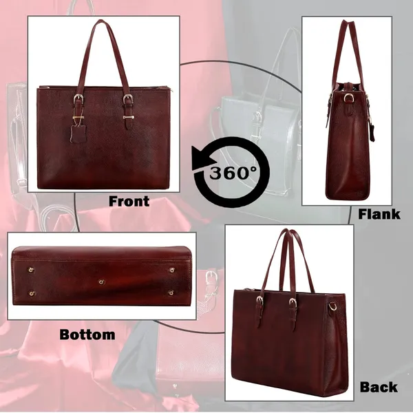 SHEEPTOP_LEATHER_Women_S_Pre_Loved_Luxury_Full_Grain_Leather_Top_Handle_Satchel_Tote_Handbags_Premium_Shoulder_Sling_Bags_Women_S_Handbag_For_Work