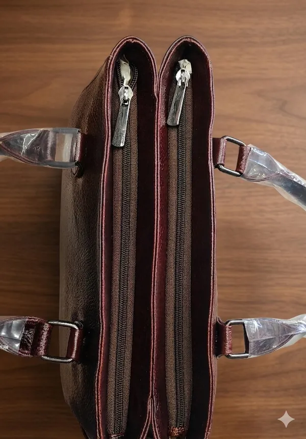 Leather_Works_Tan_Structured_Tote_Bag_With_Double_Handles