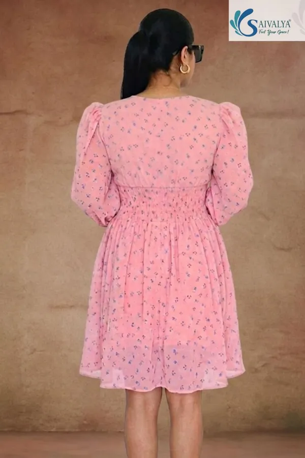 Pink_Printed_Georgette_Premium_Dress_For_Women