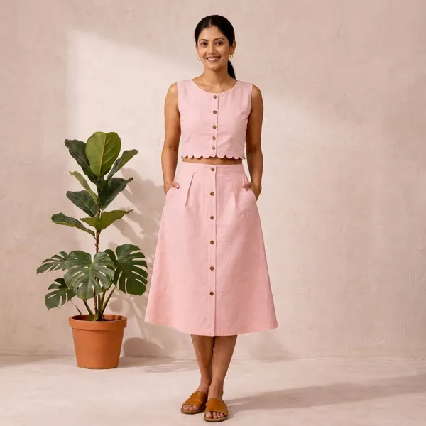 Pink_Pure_Cambridge_Cotton_Premium_Co-ord_Set_For_Women