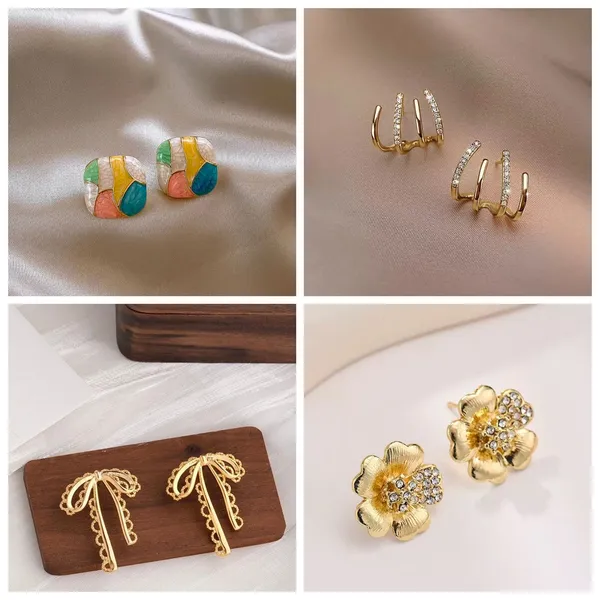 Abstract_Mosaic_Stud_Earrings