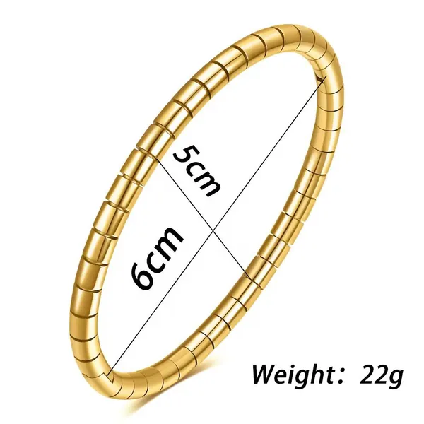 Golden_Stainless_Steel_Round_Bamboo_Wrist_Bracelet_For_Women