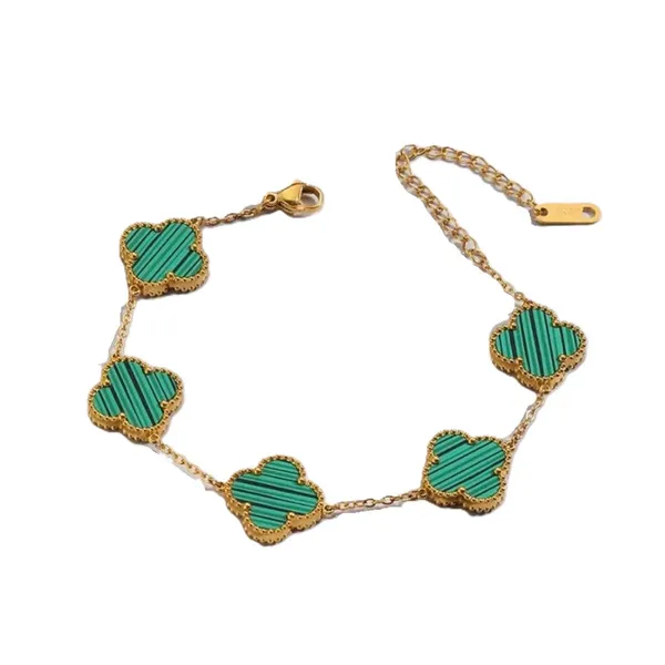 Green_Stainless_Steel_Stylish_Good_Luck_Charm_Bracelet_For_Women