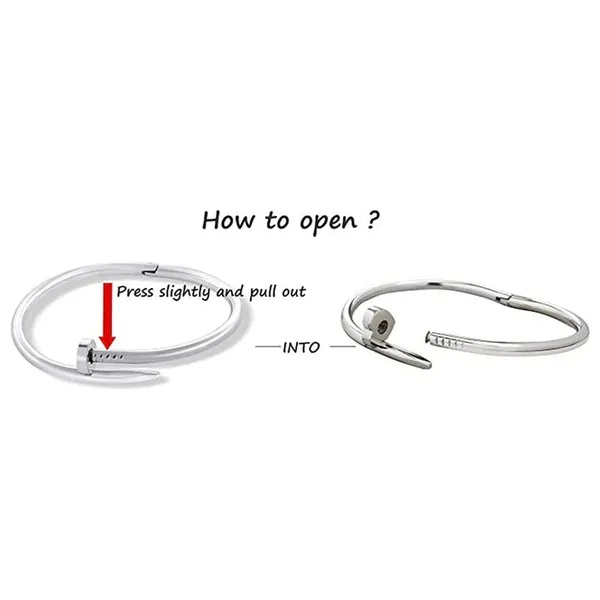 Silver_Stainless_Steel_Fashion_Nail_Wrist_Bracelet_For_Women