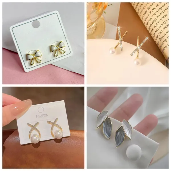 Double_Pearl_Knot_Stud_Earrings