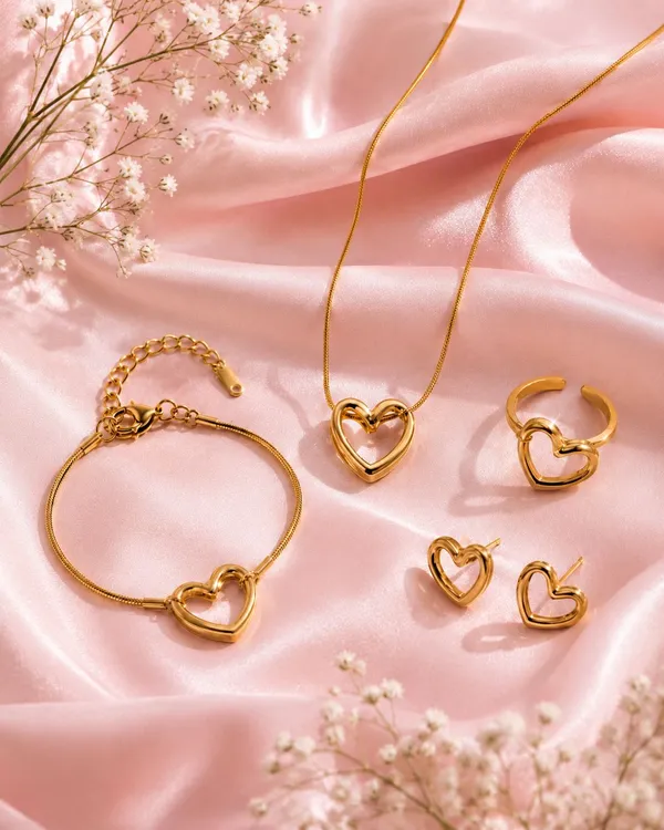 Golden_Heart_Charm_Bracelet