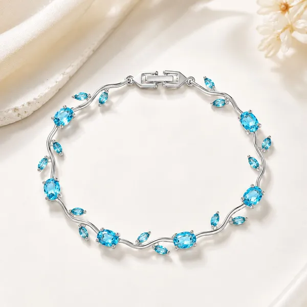 Azure_Vine_Anti-Tarnish_Aqua_Bracelet