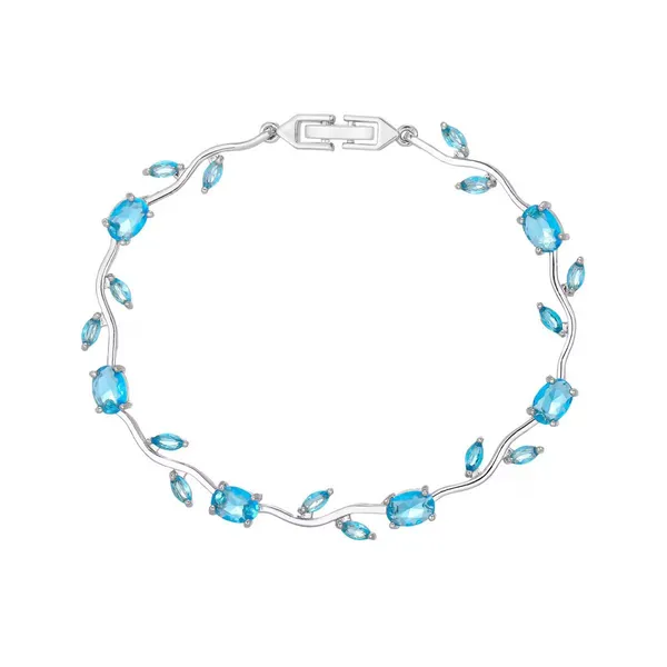 Azure_Vine_Anti-Tarnish_Aqua_Bracelet