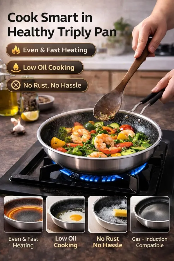 Silver_Stainless_Steel_Tri_Ply_Honeycomb_Nonstick_Induction_Gas_Compatible_Frying_Pan