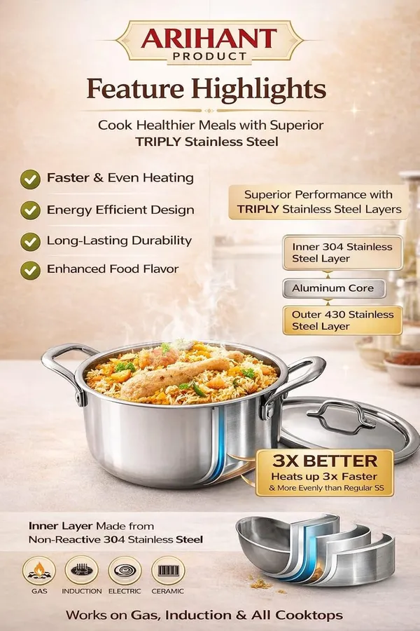 Silver_Stainless_Steel_Tri_Ply_Induction_Gas_Compatible_With_Lid_Casserole_Handi