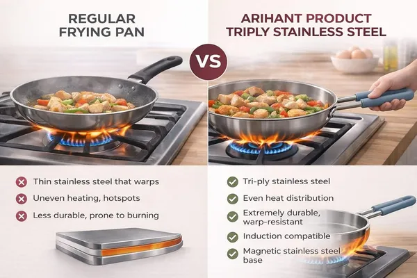 Silver_Stainless_Steel_Tri_Ply_Induction_Gas_Compatible_Uniform_Heating_Frying_Pan