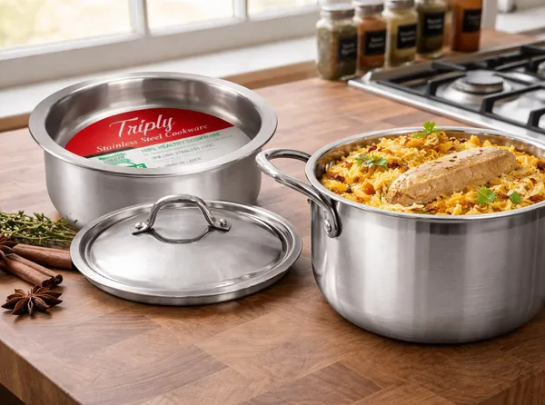 Silver_Stainless_Steel_Tri_Ply_Heavy_Duty_Induction_Gas_Compatible_Tope_Patila_And_Silver_Stainless_Steel_Tri_Ply_Induction_Gas_Compatible_With_Lid_Casserole_Handi_Combo_Pack_Of_2