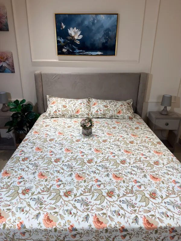 Blooms_Duck_Cotton_Bedspreads