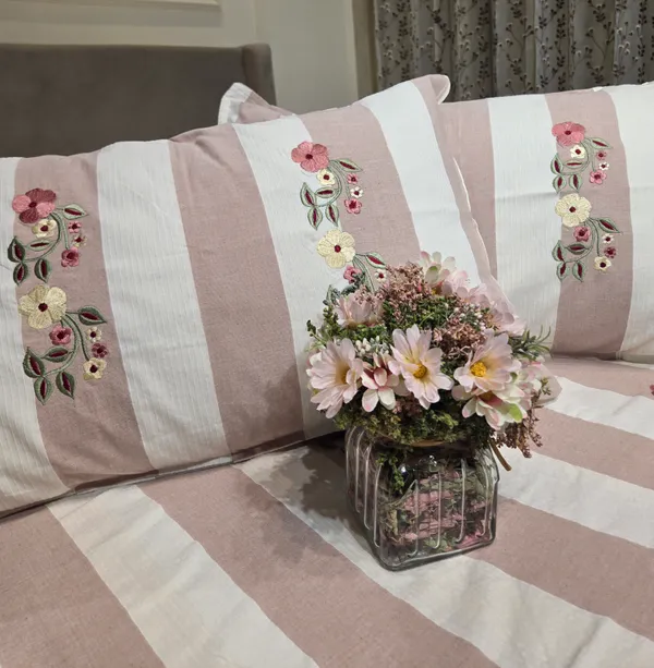 Blush_Pink_Striped_Floral_Double_Bedsheet_Set