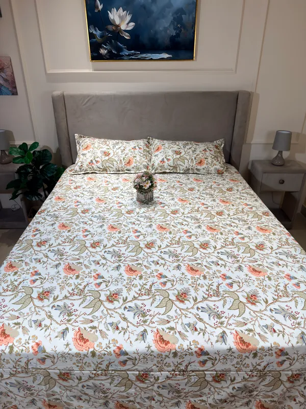 Blooms_Duck_Cotton_Bedspreads