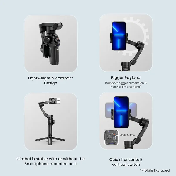 M02_Foldable_3-Axis_Gimbal_with_Smart_Tracking_&_Tripod_Support_3_Axis_Gimbal_for_Camera,_Mobile