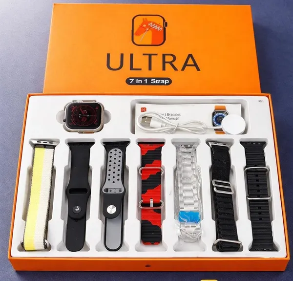 7in1_Multi-Strap_Smartwatch_Gift_Edition_Combo_Pack_with_7_Designer_Straps
