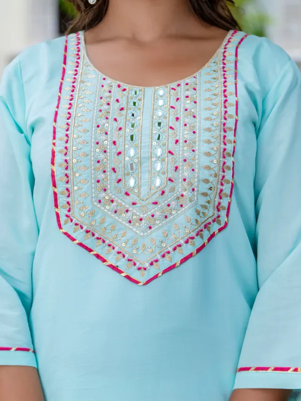 Floral_Embroidered_Silk_Round_Neck_Kurta_Trouser_&_Dupatta_Set