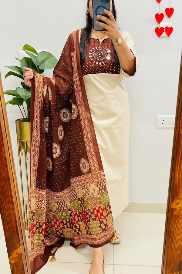 Women's_Premium_Mirror_Embroidered_Pure_Cotton_Kurta_Pant_Dupatta_Set