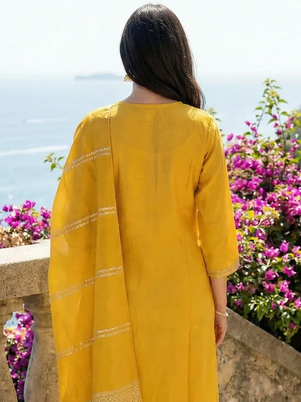 Yellow_Silk_Blend_Embroidered_Kurta_Trouser_Dupatta_Set