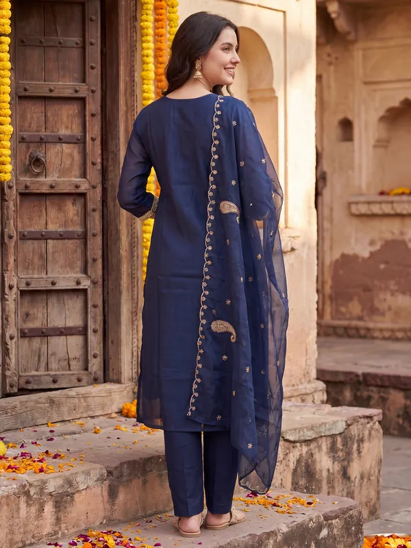Blue_Embroidered_Straight_Kurta_Trousers_With_Dupatta_Set