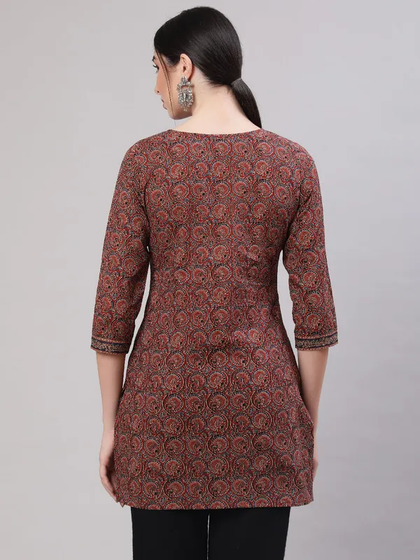 Multi__Pure_Cotton_Printed_Tunic_For_Women