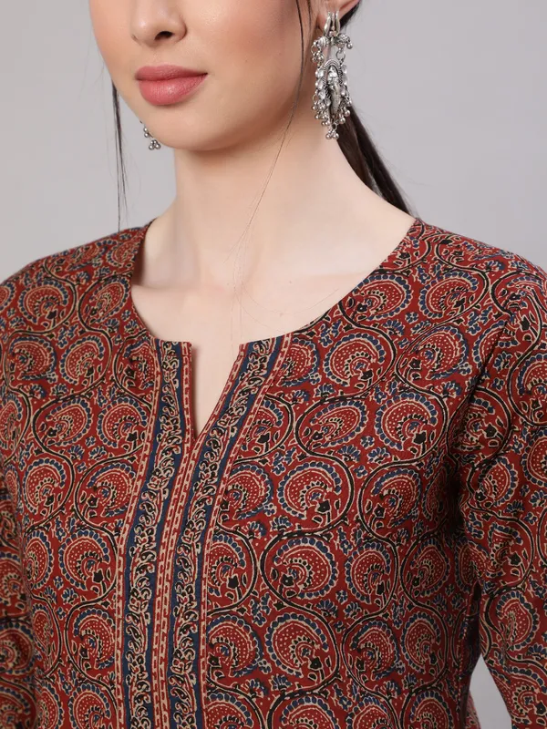 Multi__Pure_Cotton_Printed_Tunic_For_Women