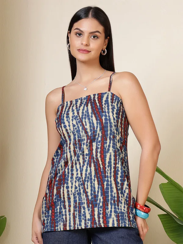 Multi__Pure_Cotton_Printed_Tunic_For_Women