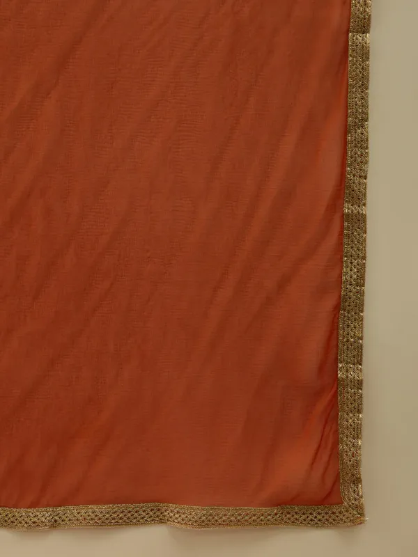 Floral_Printed_Silk_Blend_V_Neck_Kurta_Trouser_&_Dupatta_Set