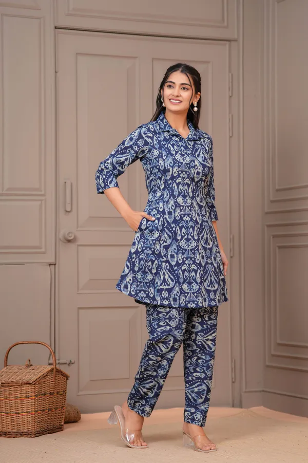 Navy_Blue_Printed_Cotton_Co-ord_Set_for_Women