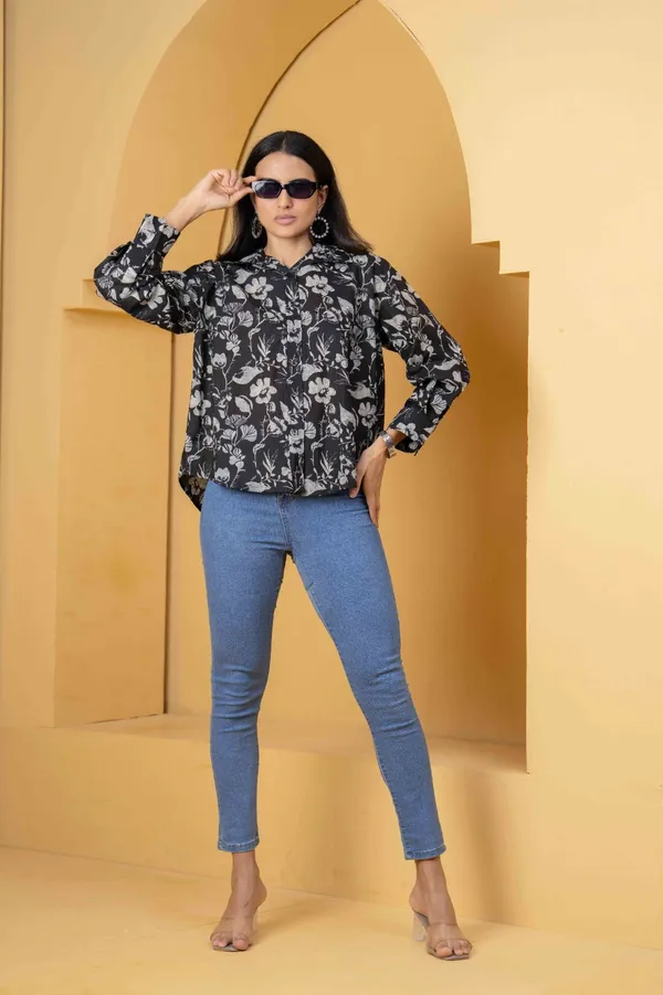 Black_Pure_Cotton_Printed_Top_For_Women