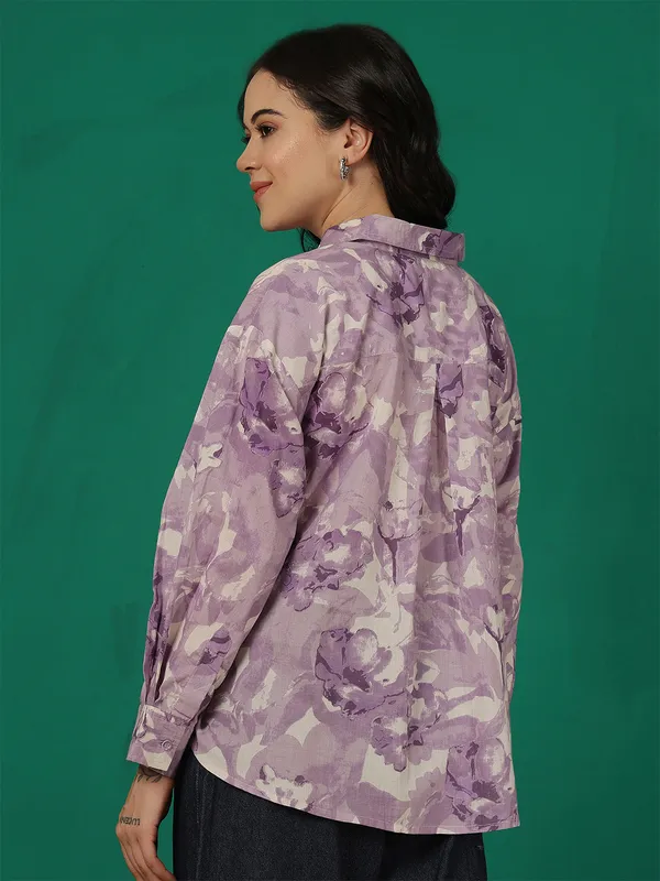Purple_Pure_Cotton_Printed_Top_For_Women