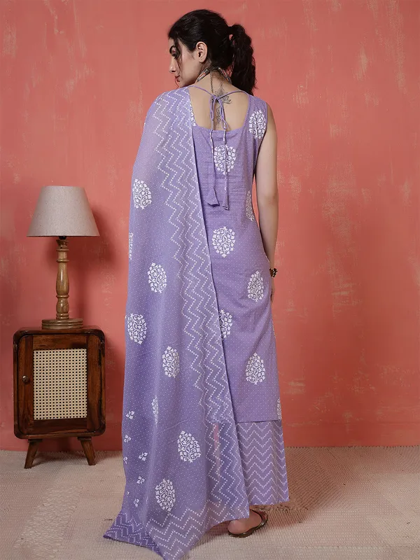 Purple_Floral_Printed_Pure_Cotton_Kurta_Set_For_Women