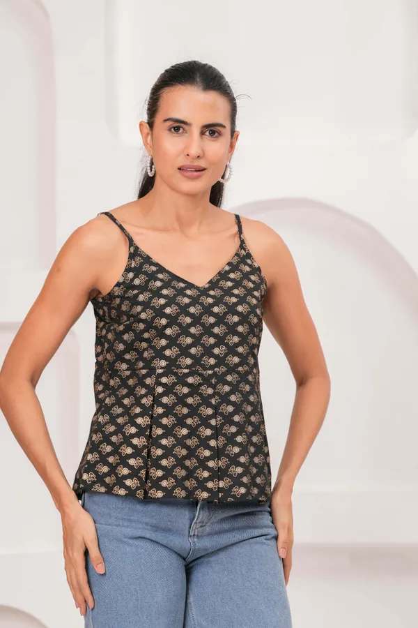 Black_Pure_Cotton_Printed_Top_For_Women