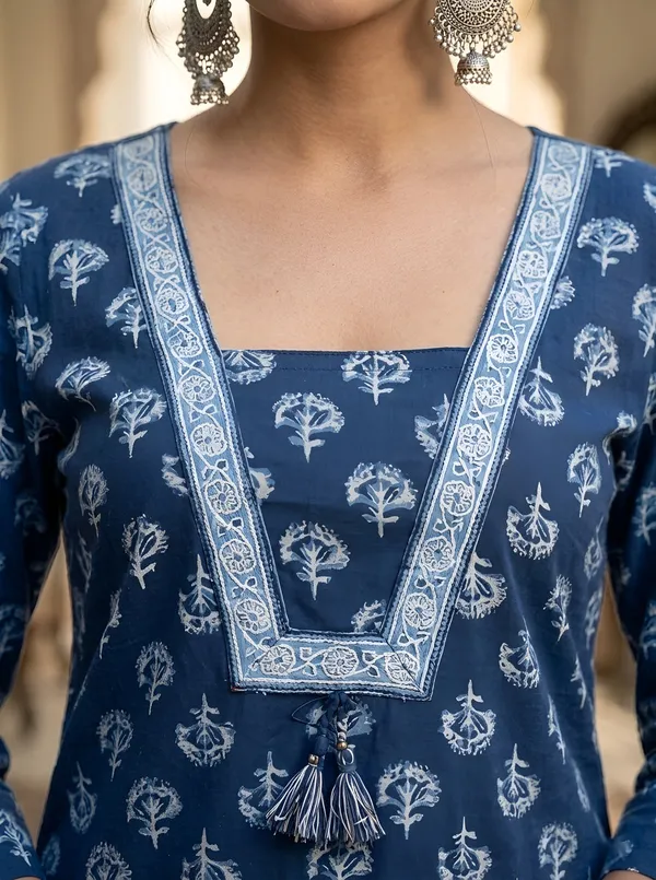 Blue__Pure_Cotton_Printed_Tunic_For_Women