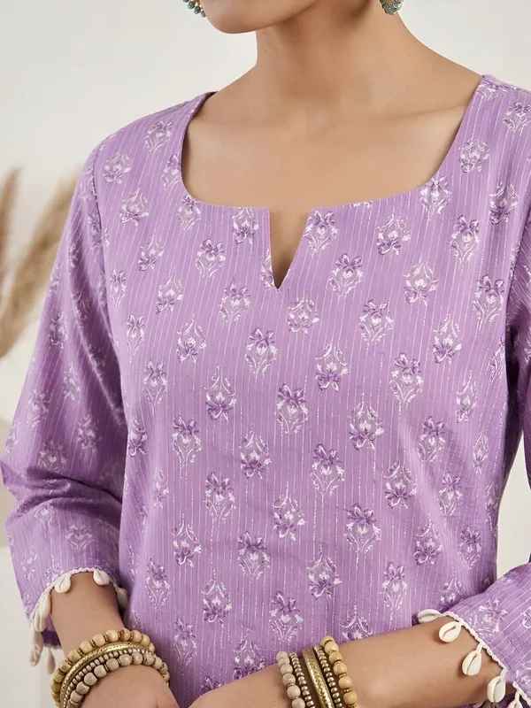 Purple__Pure_Cotton_Printed_Tunic_For_Women
