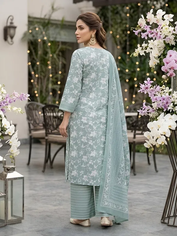 Sage_Green_Floral_Printed_Straight_Kurta_Set_For_Women