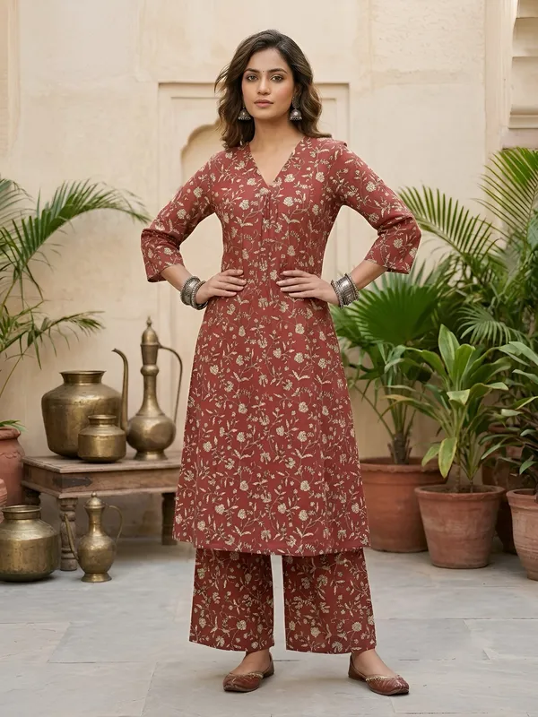 Maroon_Printed_Co-Ord_Set_for_Women