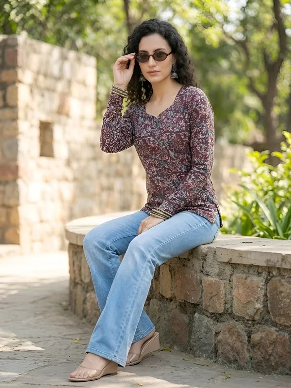 Multi__Pure_Cotton_Printed_Tunic_For_Women