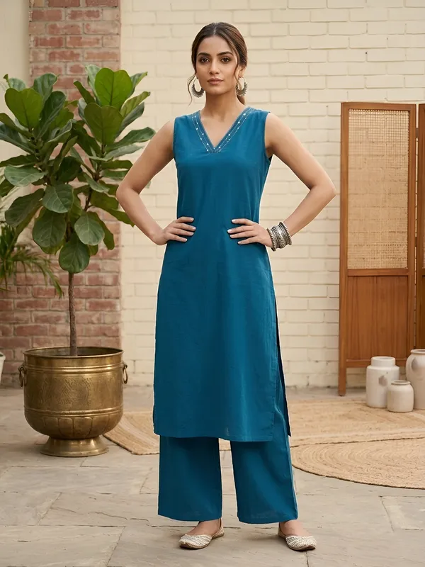 Teal_Blue_Co-Ord_Set_for_Women