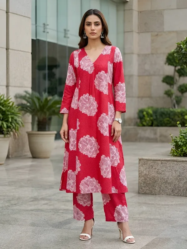Women_Fuchsia_Pink_Printed__Co-ord_Set_for_Women