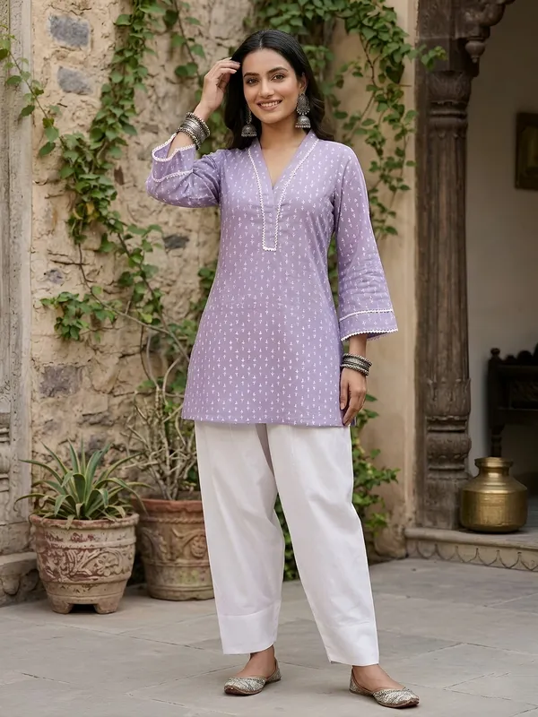Lavender_Printed_Co-Ord_Set_for_Women