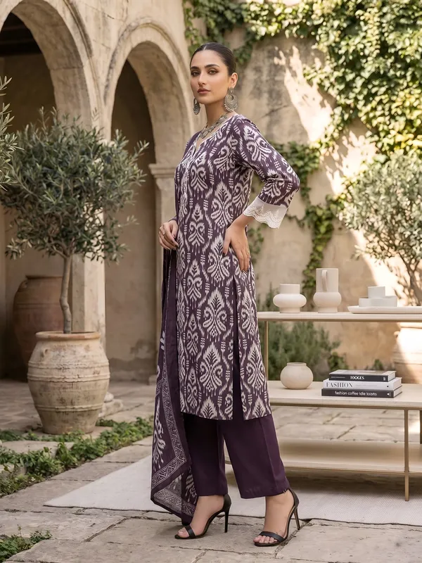 Purple_Floral_Printed_Straight_Kurta_Set_For_Women