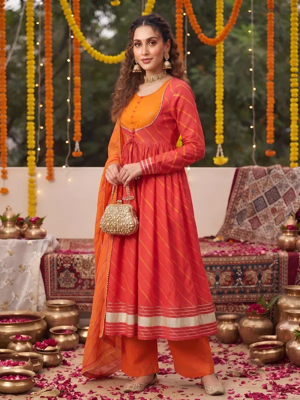 Pink_Floral_Printed_Cotton_Kurta_Set