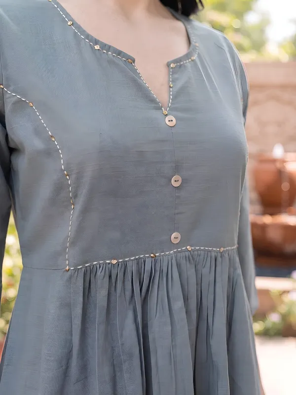 Grey_A-Line_Co-Ords_Set_for_Women