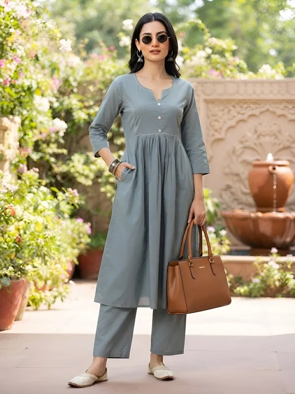 Grey_A-Line_Co-Ords_Set_for_Women