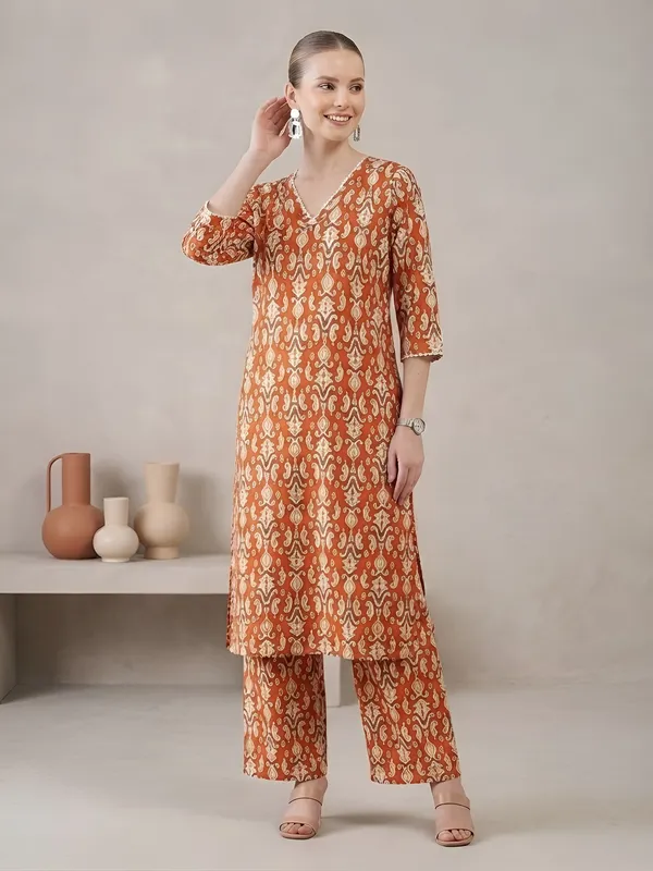 Rust_Printed_Co-Ord_Set_for_Women