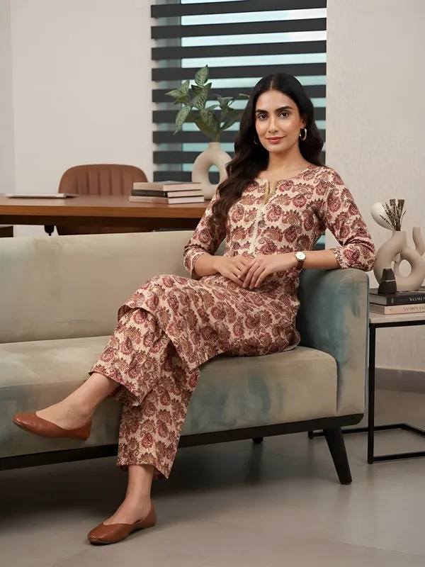 Cream_Printed_Co-Ord_Set_for_Women